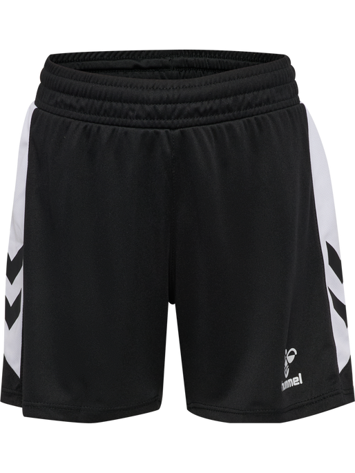 hmlMATCH SHORTS KIDS, BLACK/WHITE, packshot