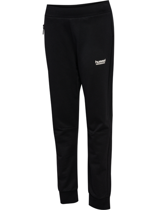 hmlJR REGULAR ADJ WAIST PANTS, BLACK, packshot