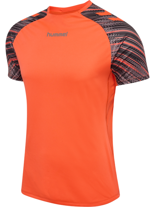 hmlBLAZE PRO TRAINING JERSEY S/S, NASTURTIUM hmlBLAZE PRO TRAINING JERSEY S/S, NASTURTIUM, packshot