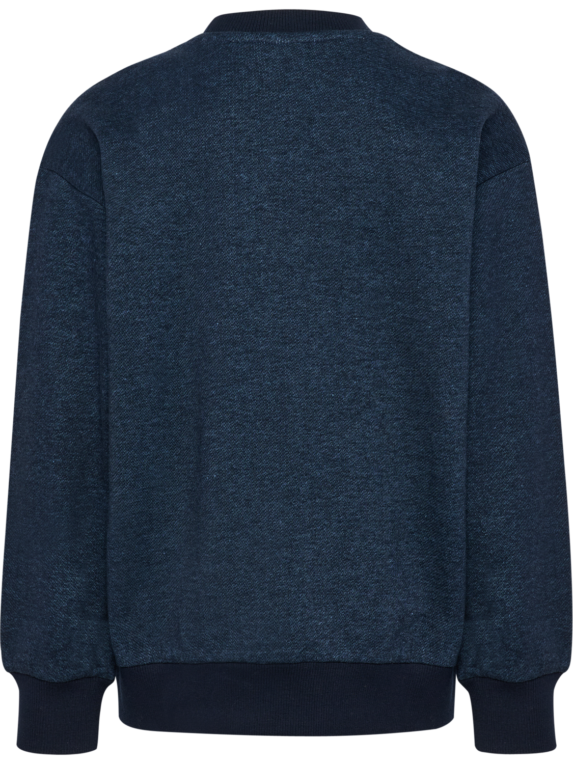 hmlJR LOOSE DNM CREWNECK BEE, DRESS BLUES, packshot