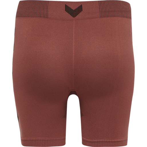 HUMMEL FIRST SEAMLESS TR SHT TIGH W, MARSALA, packshot