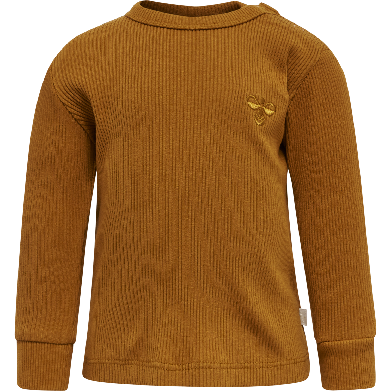 hmlSAMI T-SHIRT L/S, GLAZED GINGER, packshot