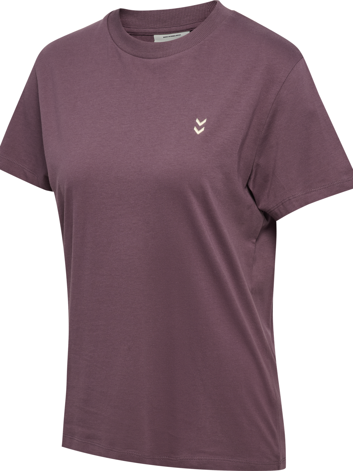 hmlPULSE W T-SHIRT, BLACK PLUM, packshot