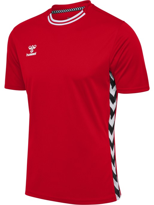 PLAYFUL SS JERSEY, TRUE RED, packshot