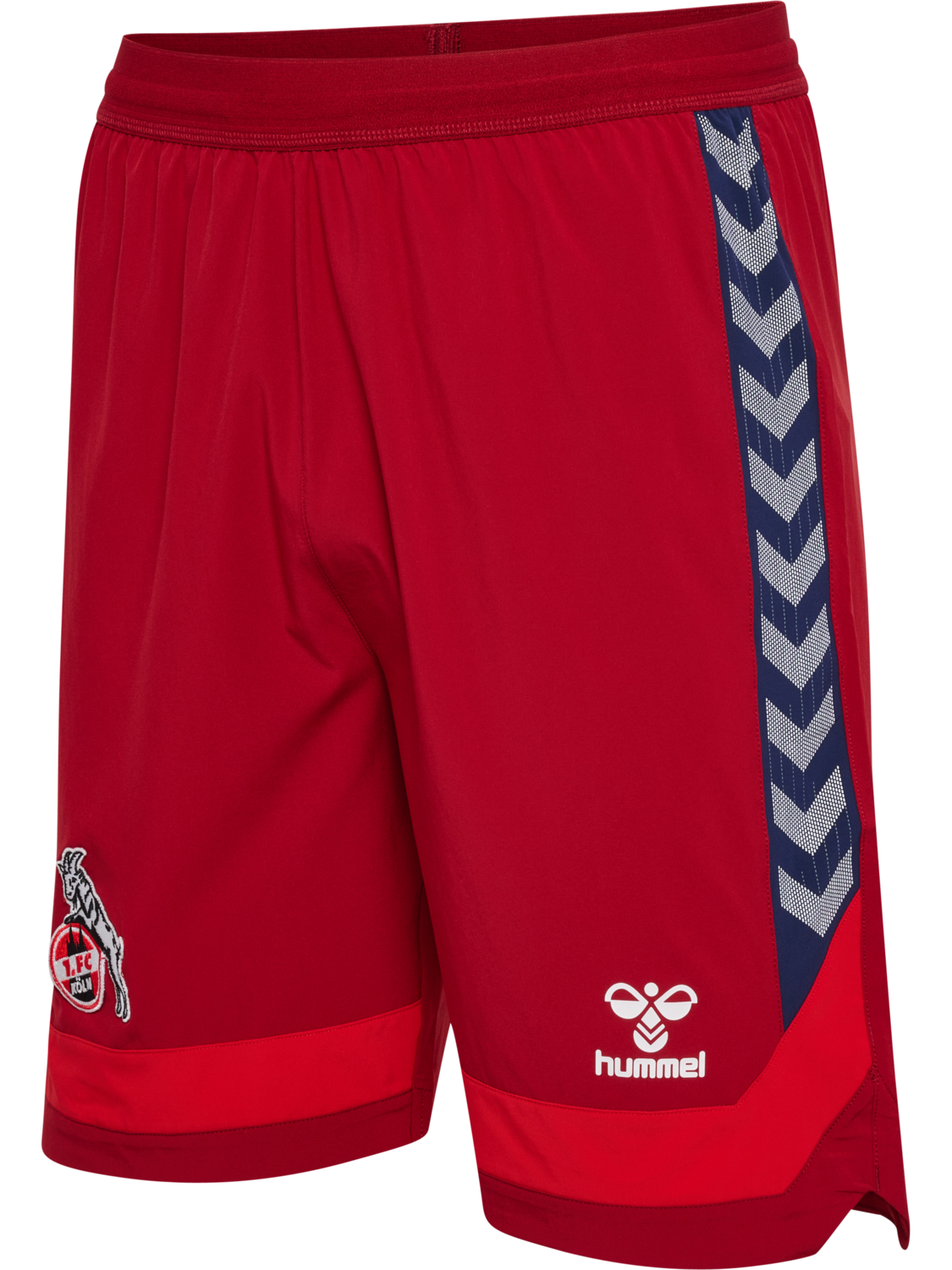 1FCK 23/24 TR PL SHORTS, RED DAHLIA, packshot