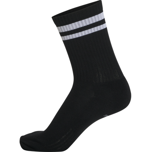 hmlRETRO 4-PACK SOCKS MIX, WHITE/BLACK, packshot