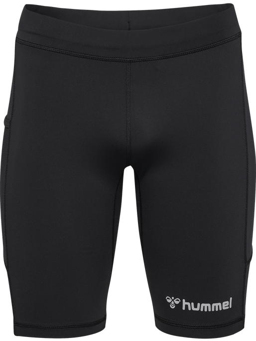 hmlRUN SHORT TIGHT, BLACK hmlRUN SHORT TIGHT, BLACK, packshot