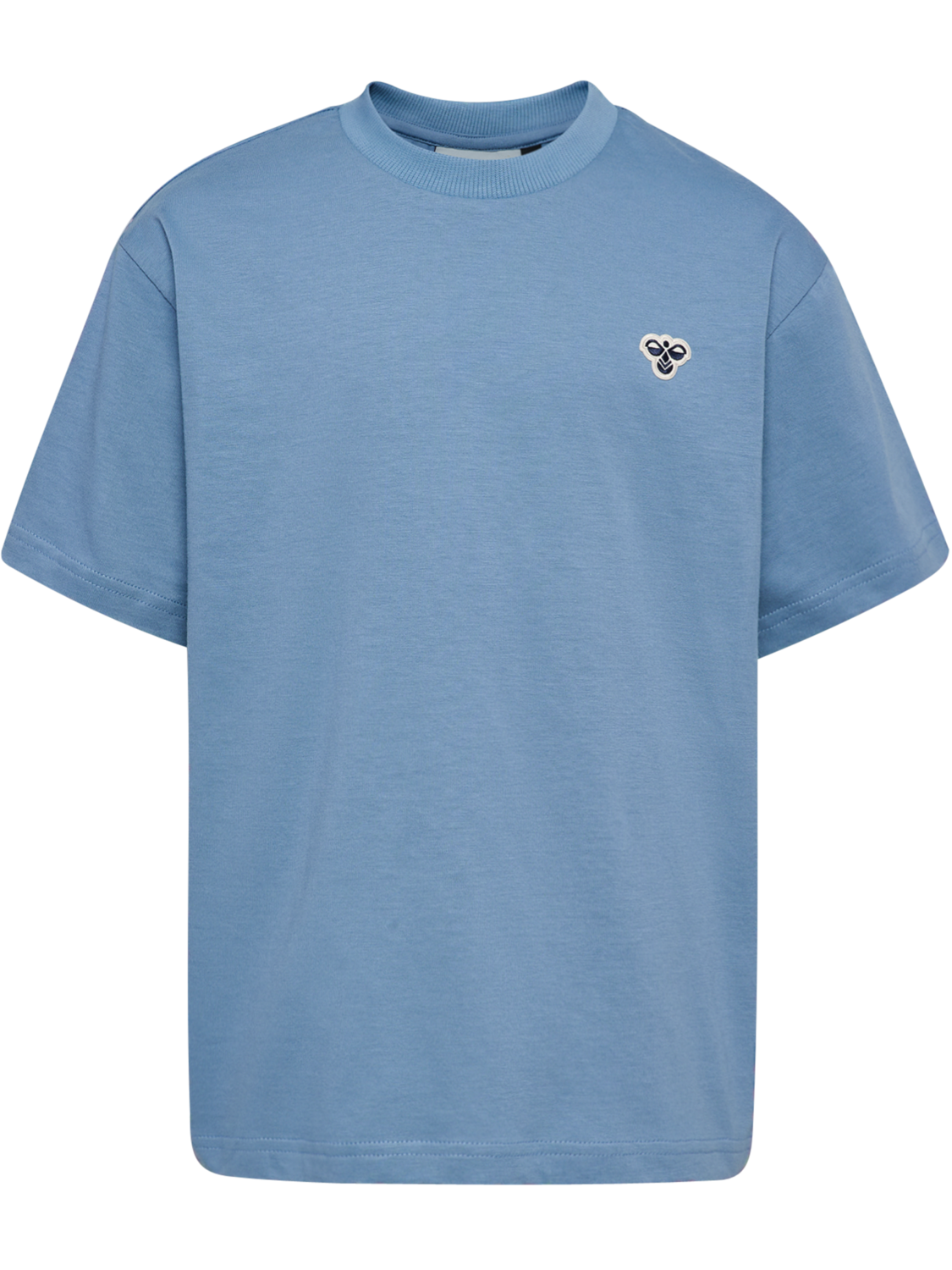 hmlJR LOOSE T-SHIRT S/S BEE, FADED DENIM, packshot