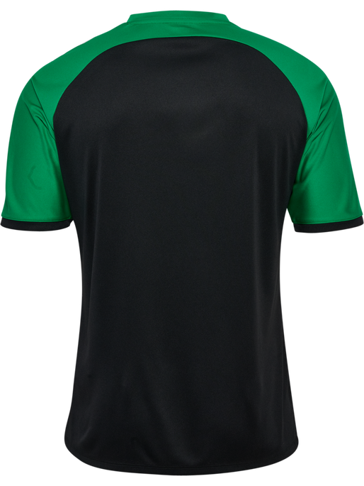 hmlMATCH LEAGUE JERSEY S/S, BLACK/JELLY BEAN hmlMATCH LEAGUE JERSEY S/S, BLACK/JELLY BEAN, packshot
