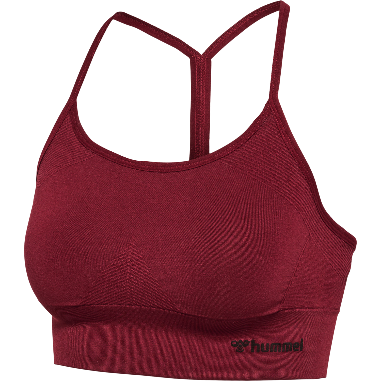 hmlTIFFY SEAMLESS SPORTS TOP, CABERNET, packshot