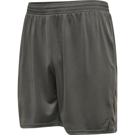 hmlONGRID POLY SHORTS, FORGED IRON, packshot