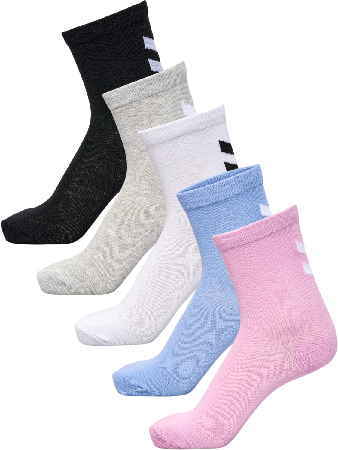 hmlMAKE MY DAY SOCK 5-PACK, PASTEL LAVENDER, packshot