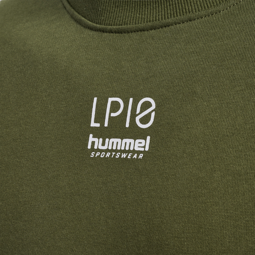 hmlLP10 BOXY SWEATSHIRT, IVY GREEN, packshot