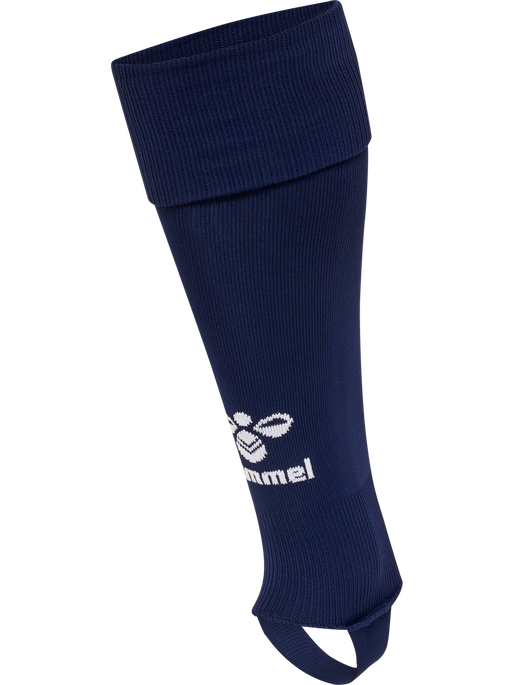hmlESSENTIAL FOOTBALL STIRRUP, MARINE/WHITE, packshot