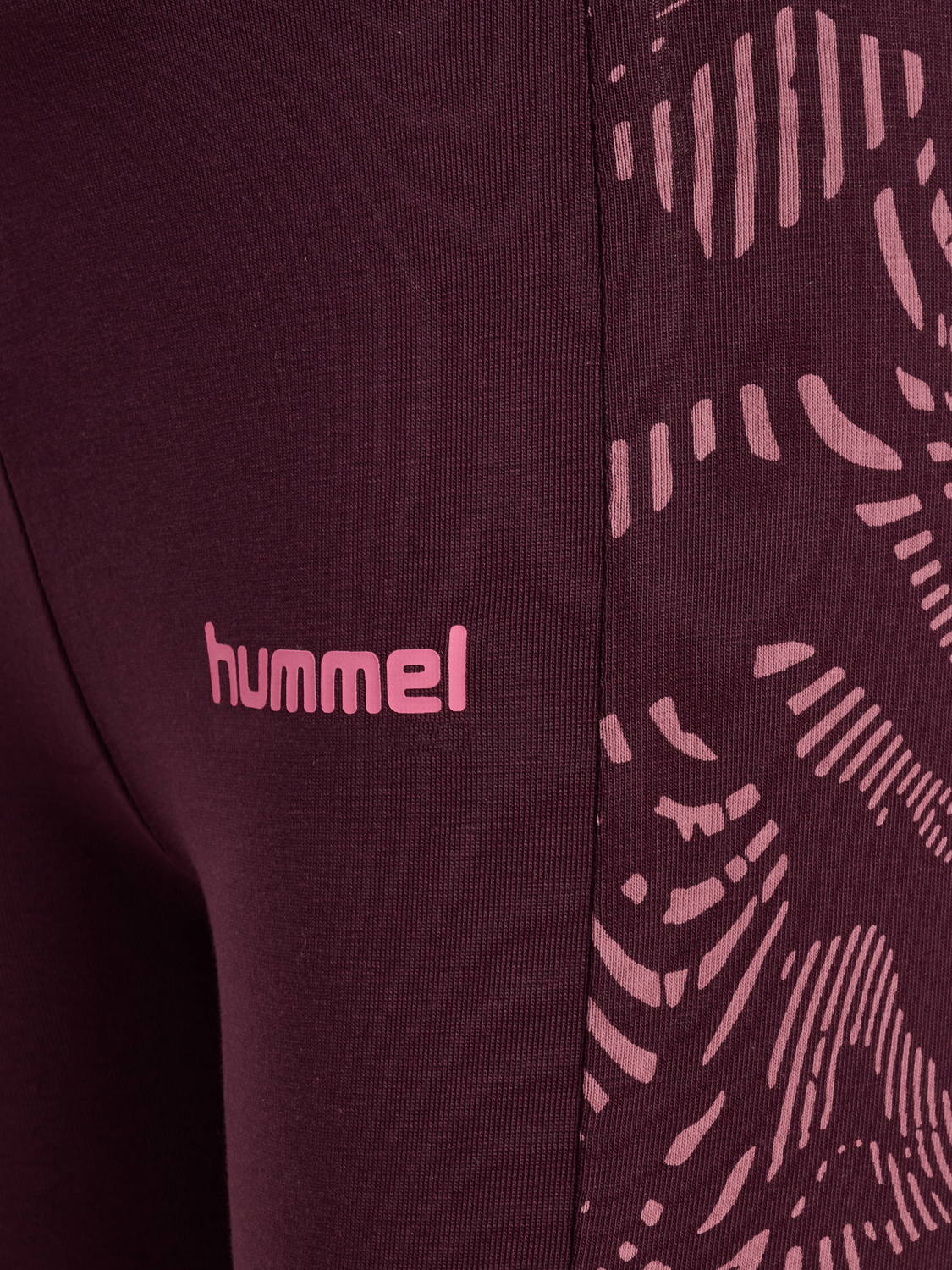 hmlJR WARMUP SHORT TIGHTS, WINETASTING, packshot