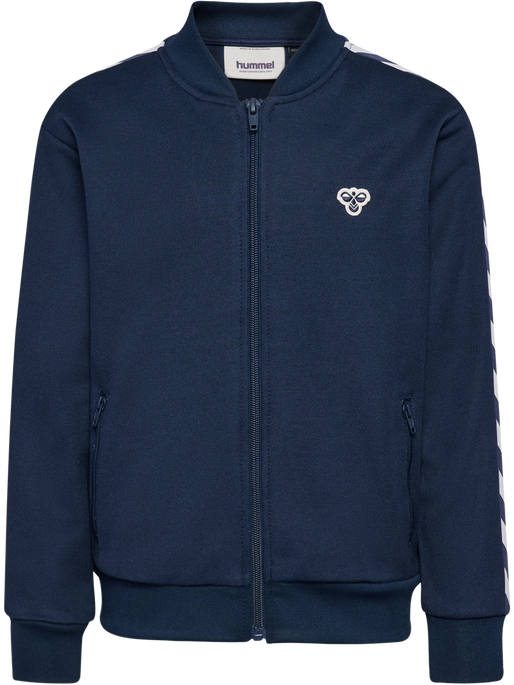 hmlJR ARCHIVE REG POLY ZIP JACKET, DRESS BLUES, packshot