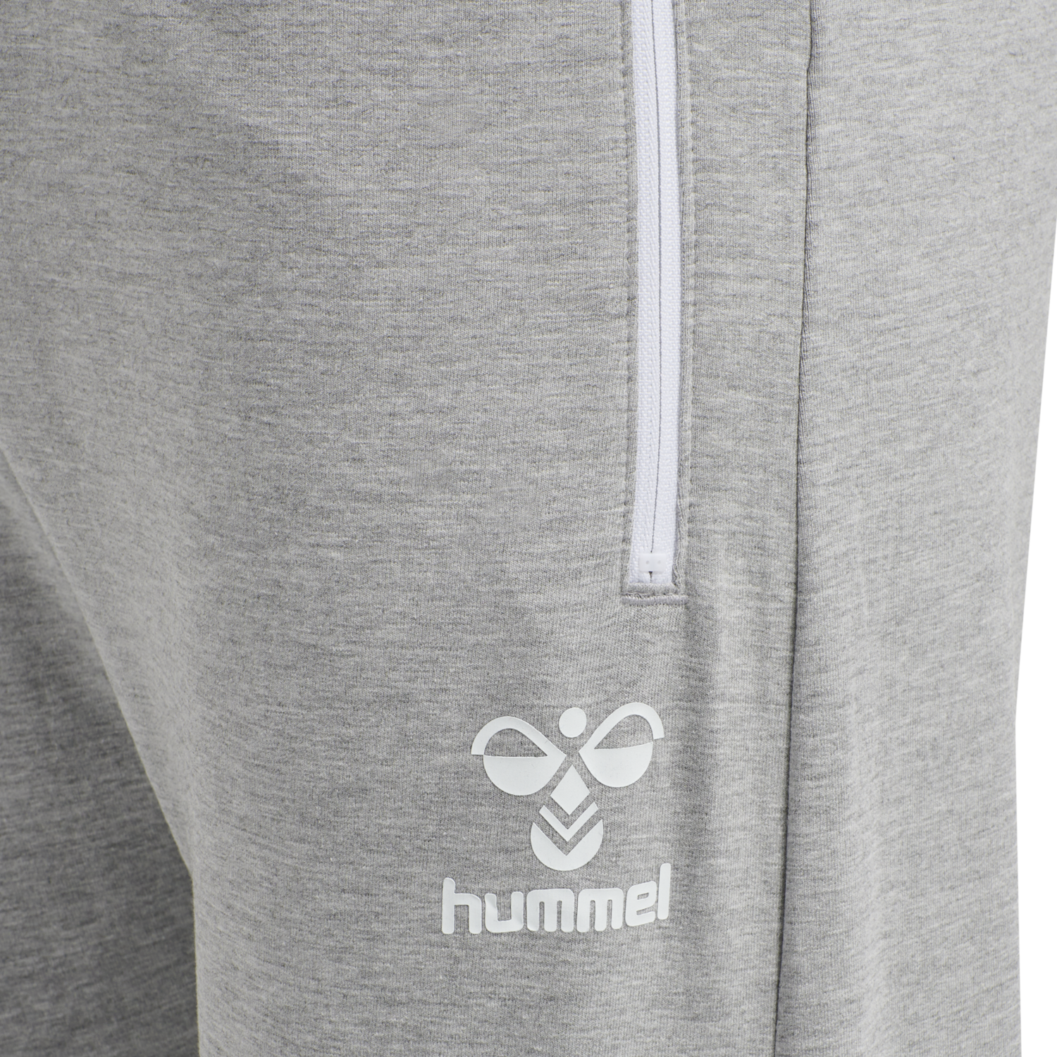 hmlRAY 2.0 TAPERED PANTS, GREY MELANGE, packshot