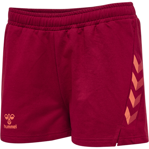 hmlOFFGRID COTTON SHORTS WO, RHUBARB, packshot