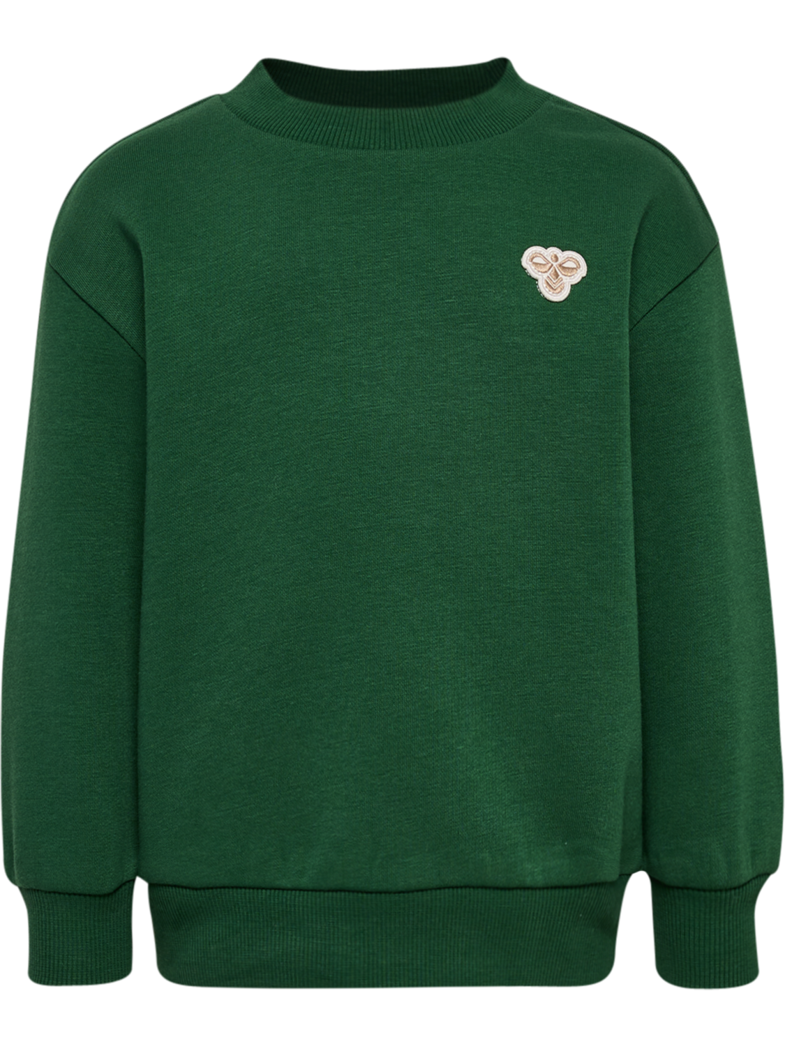 hmlMINI LOOSE CREWNECK BEE, DARK GREEN, packshot