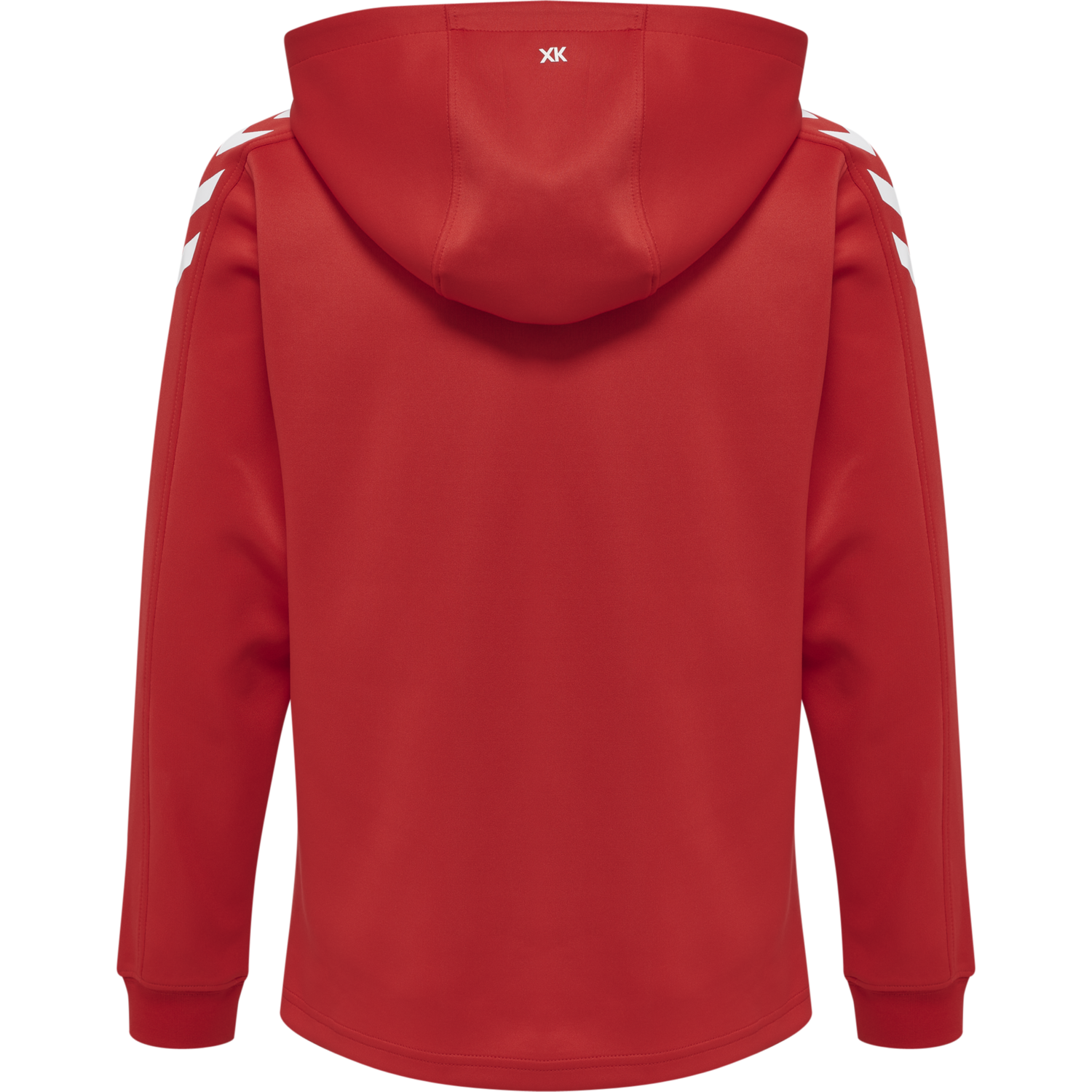 hmlCORE XK POLY KIDS SWEAT HOODIE, TRUE RED, packshot