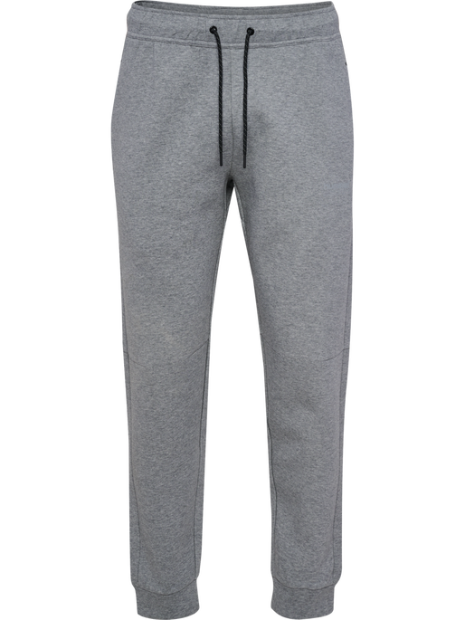 hmlTECH FLEECE REGULAR PANTS, GREY MELANGE hmlTECH FLEECE REGULAR PANTS, GREY MELANGE, packshot