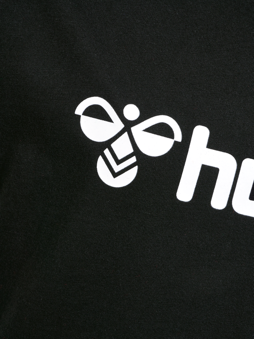 hmlGO 2.0 LOGO T-SHIRT S/S KIDS, BLACK, packshot
