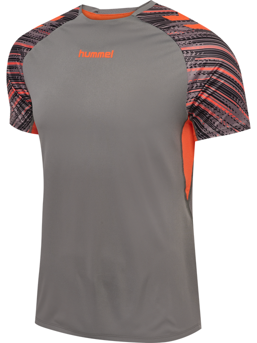 hmlBLAZE PRO TRAINING JERSEY S/S, STEEL GRAY hmlBLAZE PRO TRAINING JERSEY S/S, STEEL GRAY, packshot