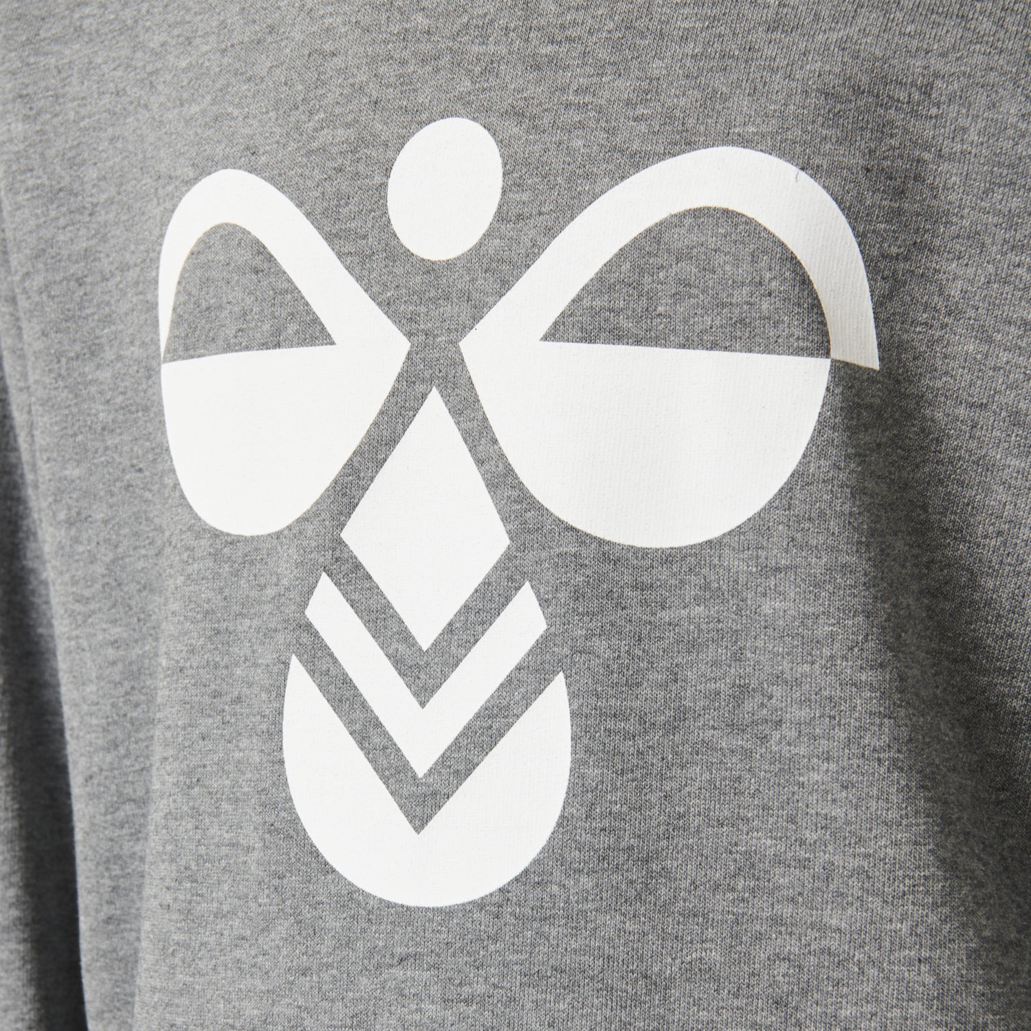 hmlCUATRO HOODIE, MEDIUM MELANGE, packshot