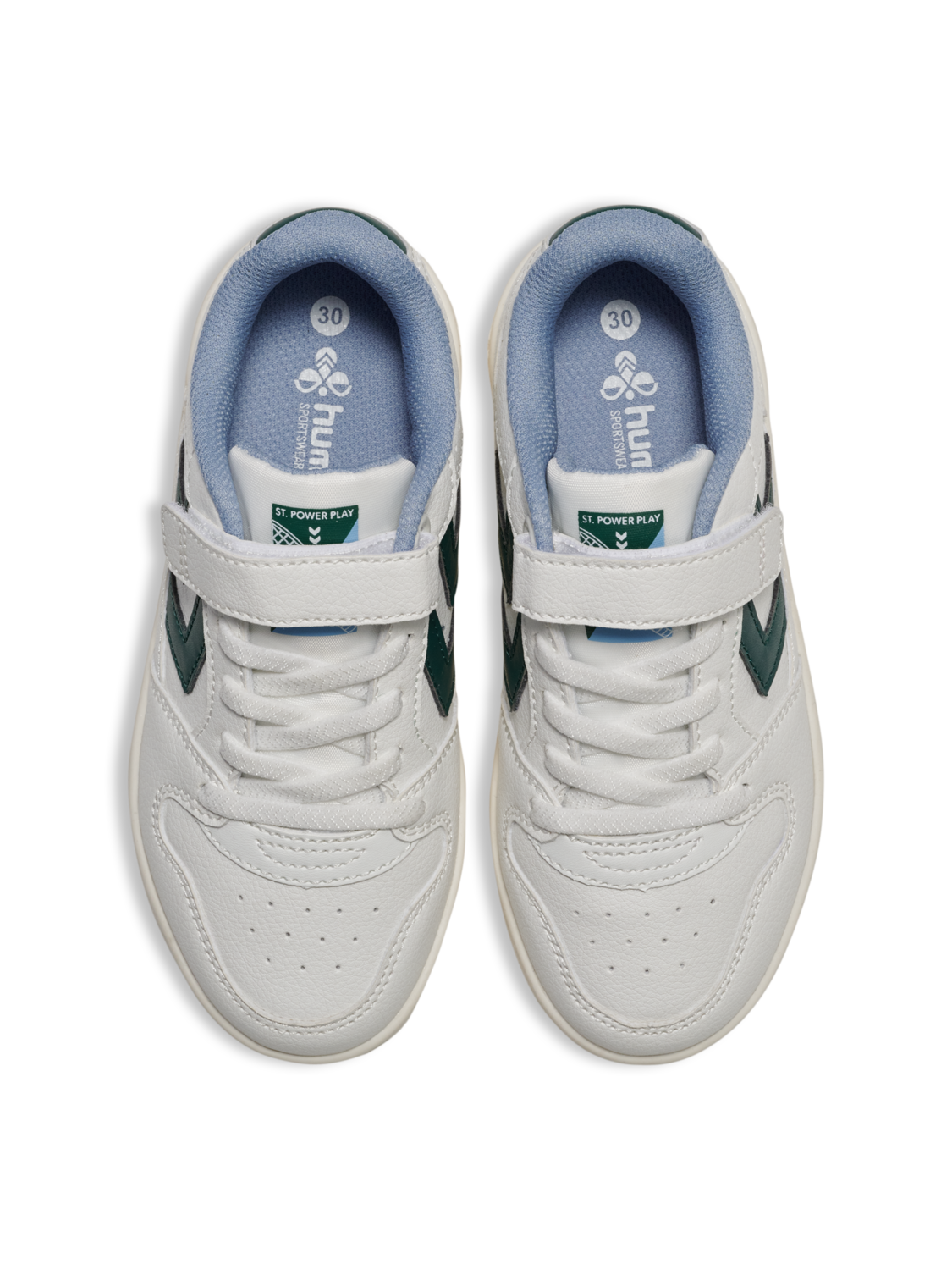 ST POWER PLAY JR, WHITE/GREEN, packshot