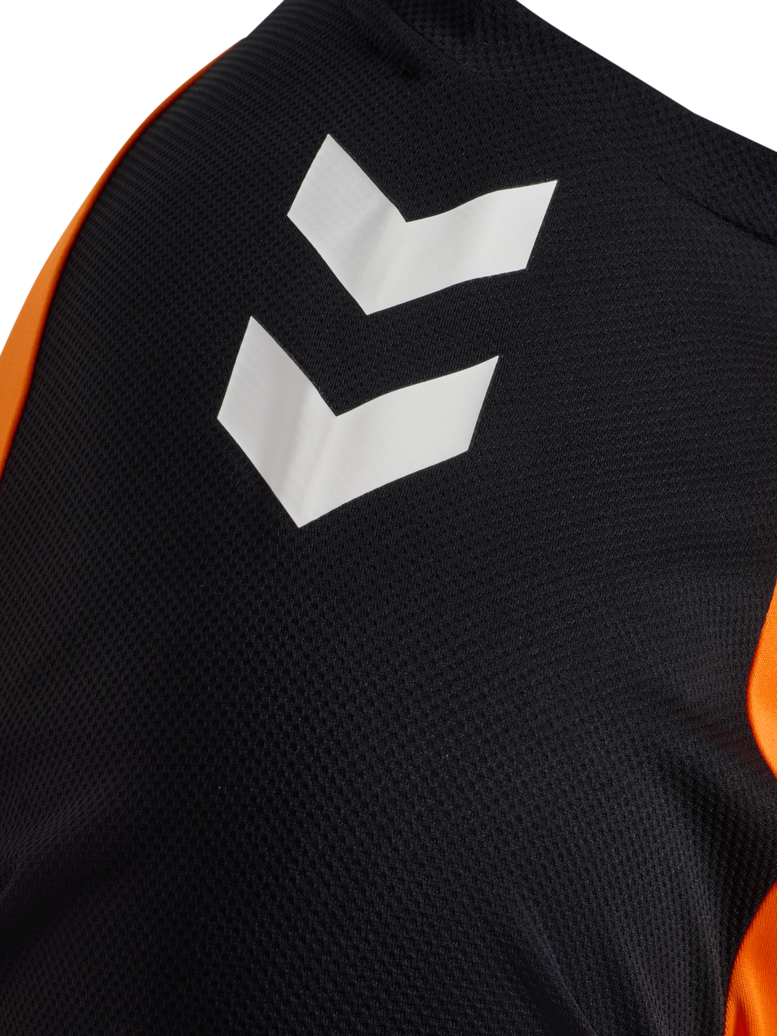 hmlMATCH LEAGUE JERSEY S/S, ORANGE TIGER/BLACK, packshot