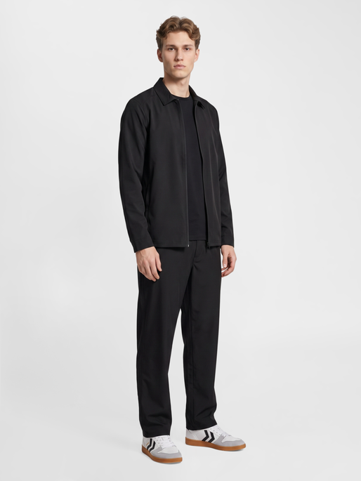FORMAL OVERSHIRT BEE, BLACK, model