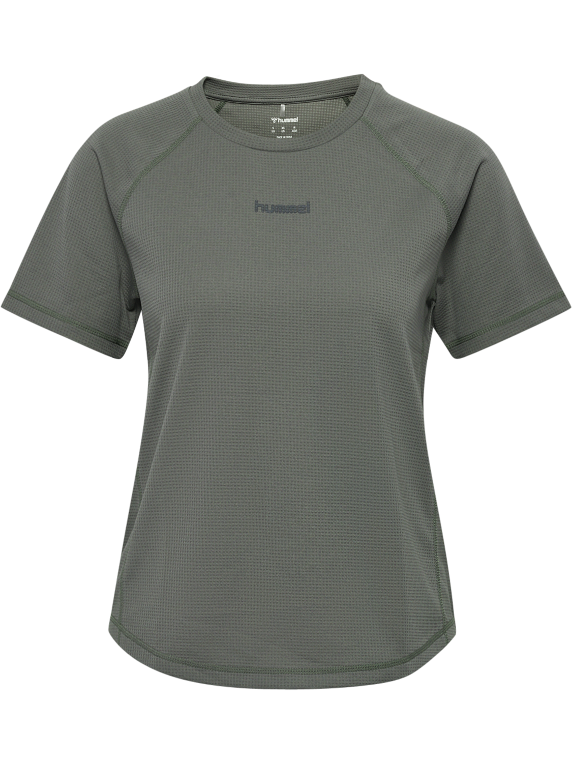 hmlMOMENTUM W T-SHIRT S/S, CASTOR GRAY, packshot