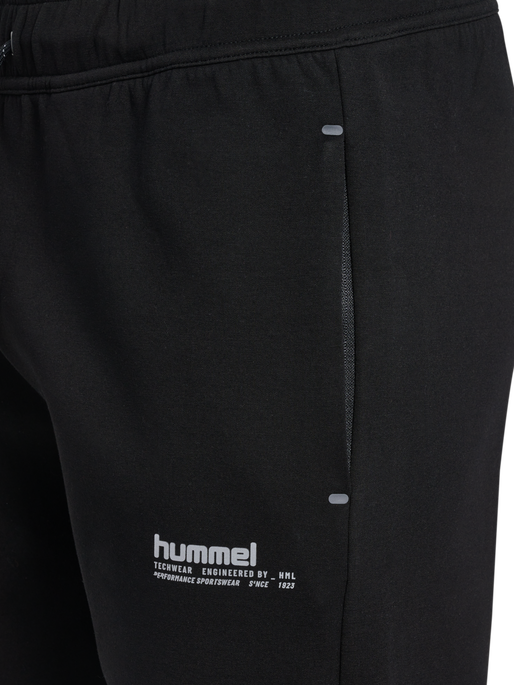 hmlTECH FLEECE REGULAR PANTS, BLACK hmlTECH FLEECE REGULAR PANTS, BLACK, packshot