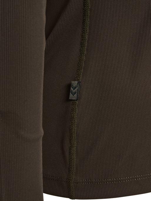 hmlPULSE W ZIP SHIRT L/S, DELICIOSO, packshot