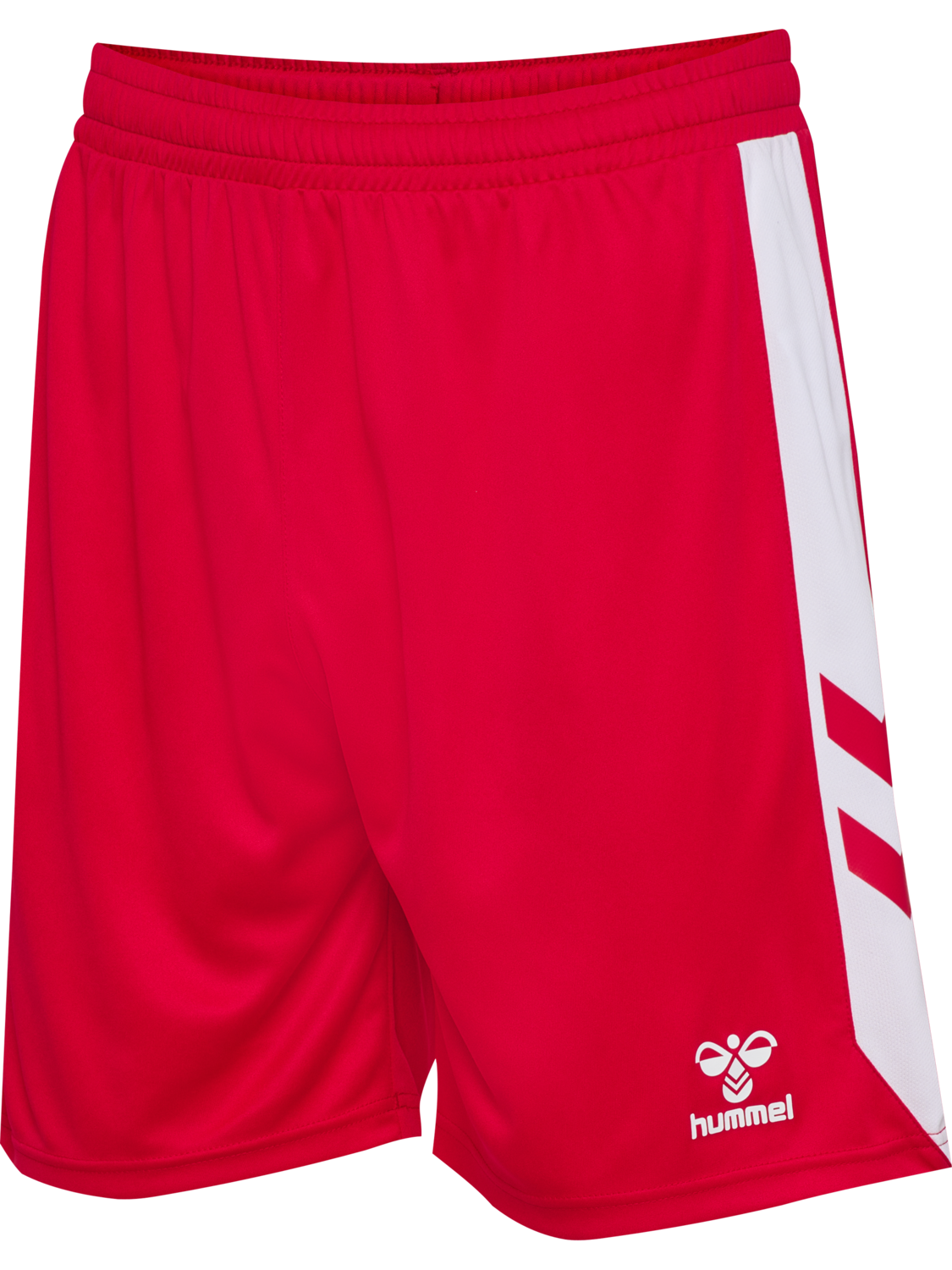 hmlMATCH SHORTS, TRUE RED/WHITE, packshot