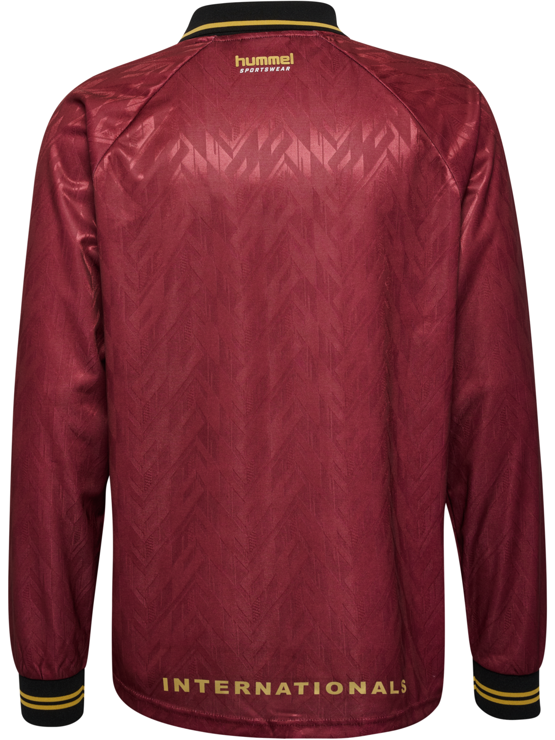 hmlLOOSE BAY SOCCER JERSEY L/S, SYRAH, packshot