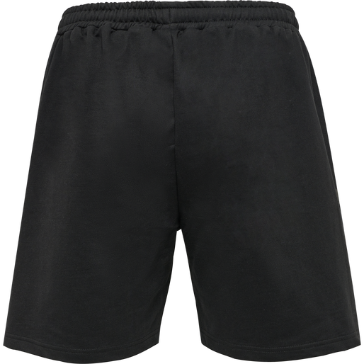 hmlOFFGRID COTTON SHORTS, JET BLACK/FORGED IRON, packshot