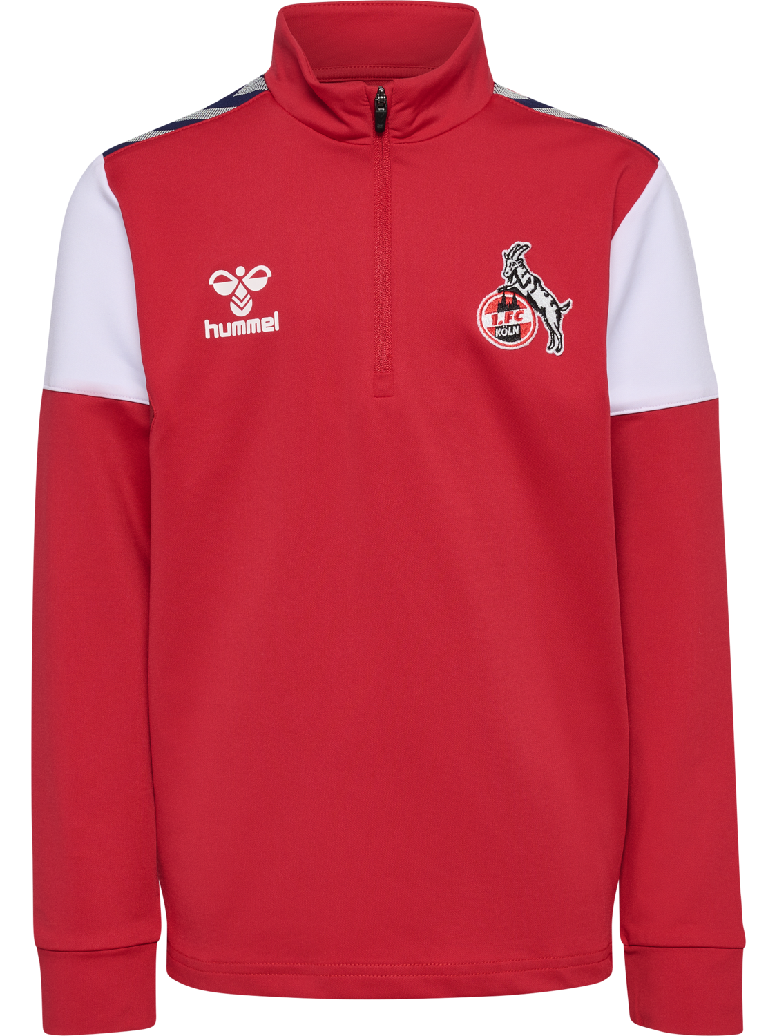 1FCK 23/24 TR HALF ZIP KIDS, TRUE RED, packshot