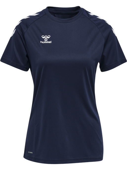 hmlCORE XK CORE POLY TEE  S/S WOMAN, MARINE, packshot