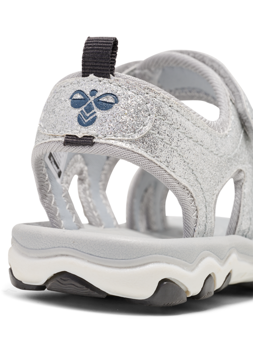 SANDAL GLITTER JR, SILVER, packshot