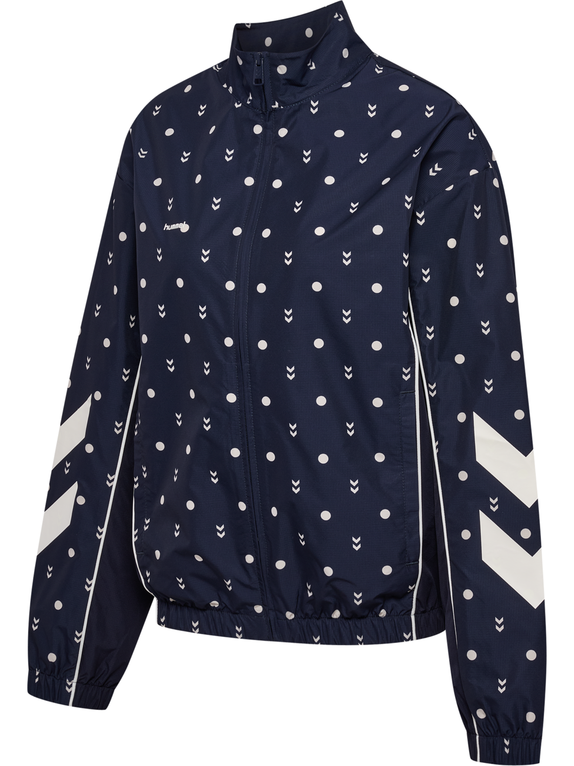 hmlI-D RIPSTOP TRACK JACKET, NIGHT SKY/MARSHMALLOW, packshot