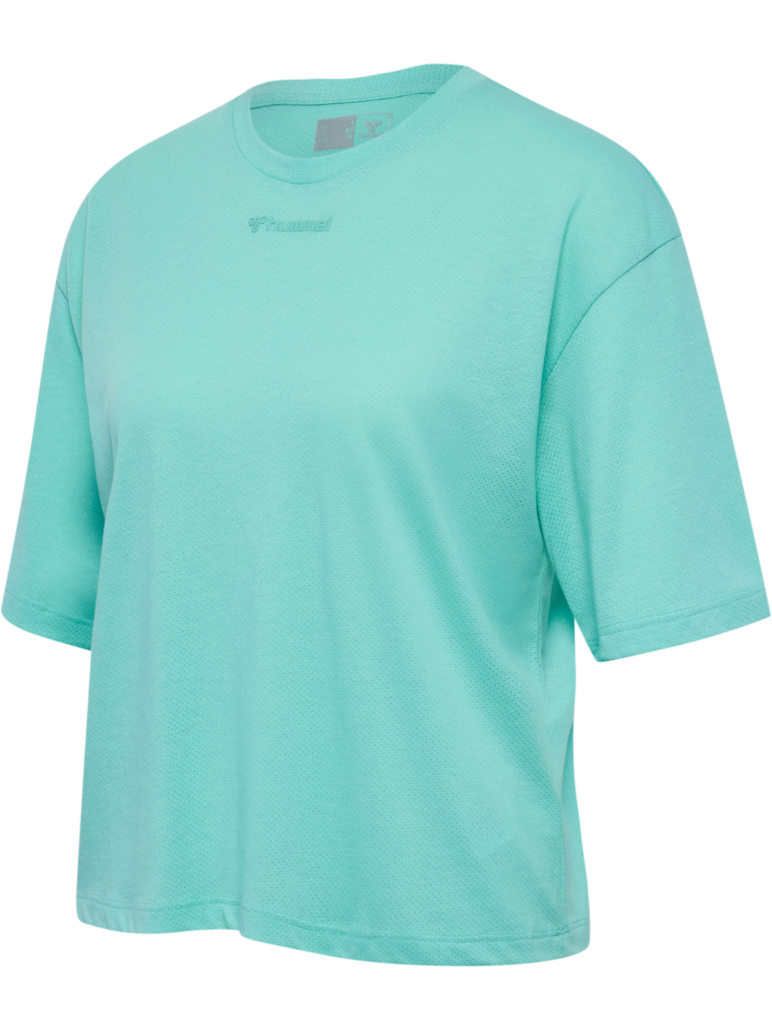 hmlMT VANJA BOXY SHORT T-SHIRT, POOL BLUE, packshot