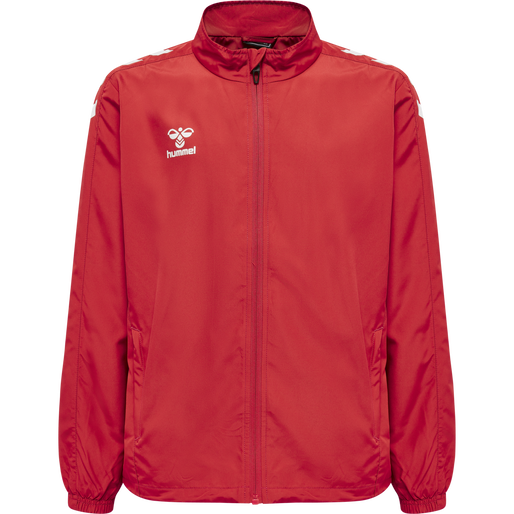 hmlCORE XK MICRO ZIP JACKET KIDS, TRUE RED, packshot