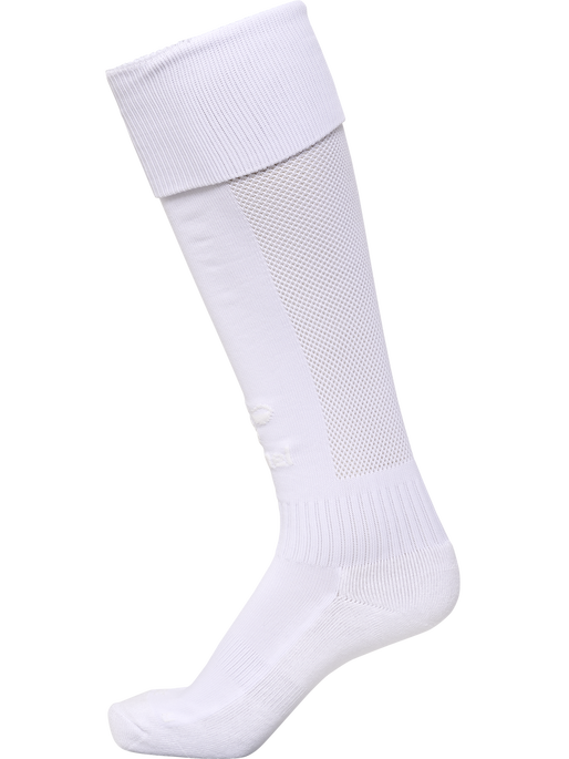 hmlESSENTIAL FOOTBALL SOCKS, WHITE/WHITE, packshot