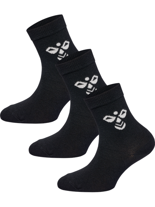 SUTTON 3-PACK SOCK, BLACK SUTTON 3-PACK SOCK, BLACK, packshot