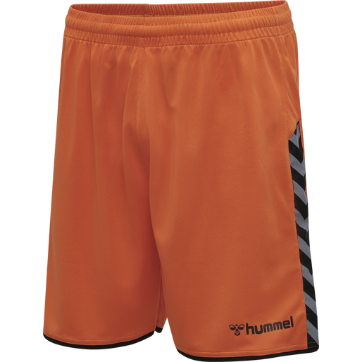 hmlAUTHENTIC POLY SHORTS, TANGERINE, packshot