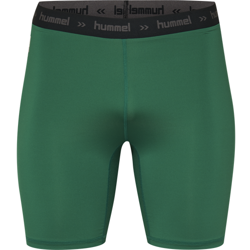 HML FIRST PERFORMANCE TIGHT SHORTS, EVERGREEN, packshot