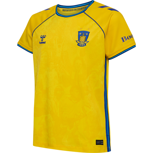 BIF 24/25 HOME JERSEY S/S KIDS, CYBER YELLOW BIF 24/25 HOME JERSEY S/S KIDS, CYBER YELLOW, packshot