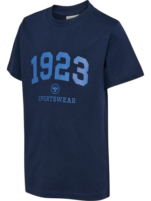 hmlJR GRAPHIC 1923 T-SHIRT S/S, DRESS BLUES, packshot