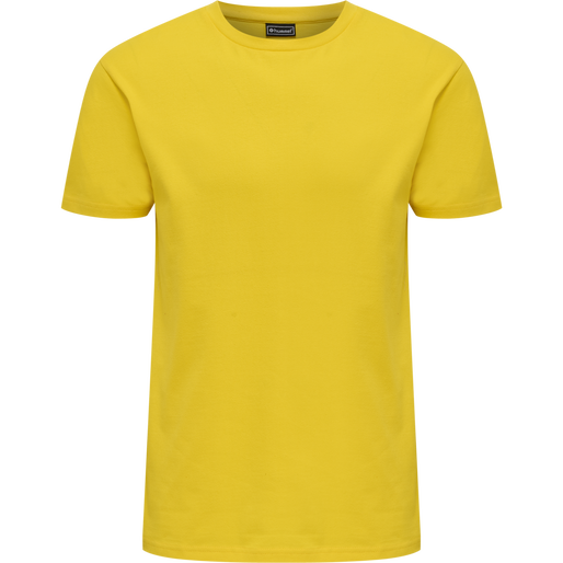 hmlRED BASIC T-SHIRT S/S, EMPIRE YELLOW, packshot